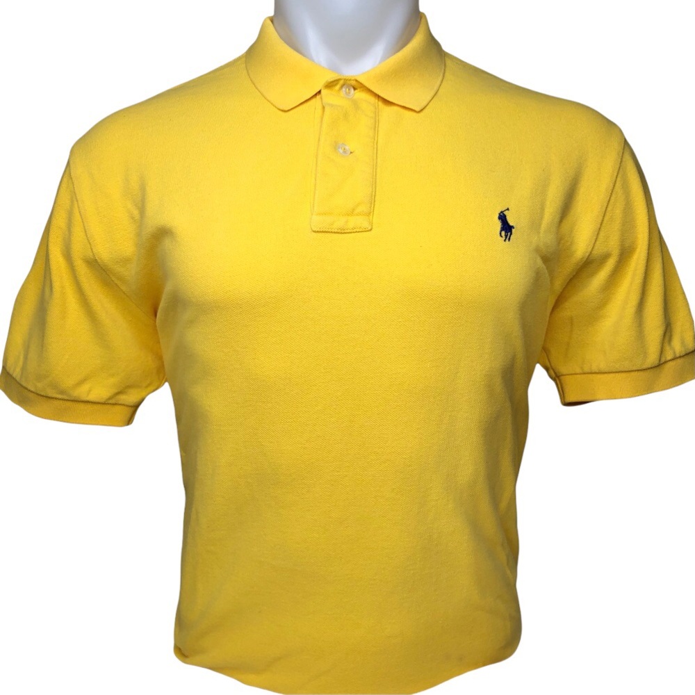 Polo Ralph Lauren Yellow with Navy Blue Pony - Picture 4 of 10